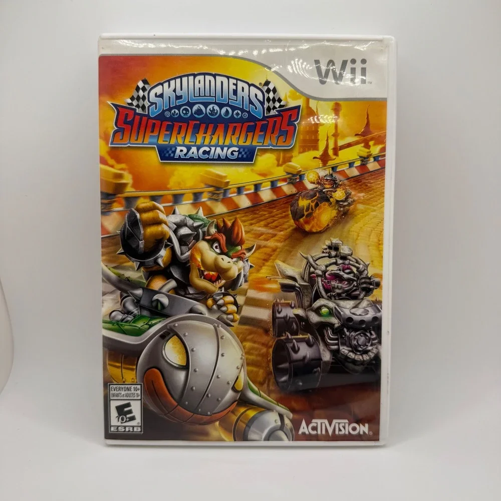 Skylanders SuperChargers Racing Nintendo Wii White Bowser No Manual *Untested*